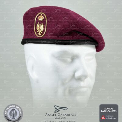 Boina 21 Ejército de Tierra. TROPA. REGIMIENTO DE INF. INM. DEL REY Nº 1