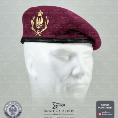 Boina 21 Ejército de Tierra. SUBOFICIALES. REGIMIENTO DE INF. INM. DEL REY Nº 1