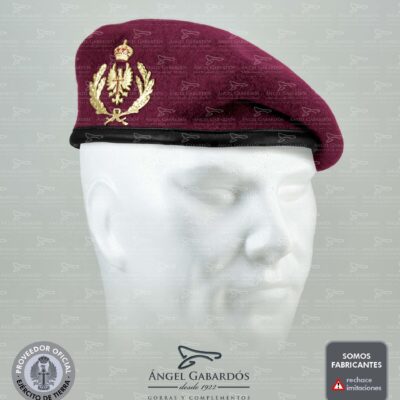 Boina 21 Ejército de Tierra. OFICIALES. REGIMIENTO DE INF. INM. DEL REY Nº 1