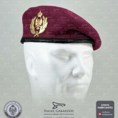 Boina 21 Ejército de Tierra. GENERALES. REGIMIENTO DE INF. INM. DEL REY Nº 1