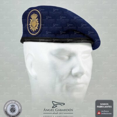 Boina Policía Nacional GOES. ESCALA SUBINSPECCIÓN