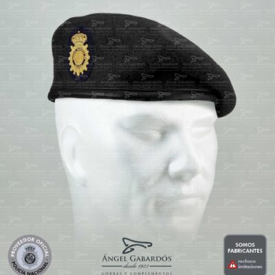 Boina Policía Nacional TEDAX. ESCALA BÁSICA