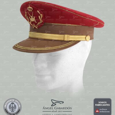 Gorra de Plato Regulares. SUBTENIENTE y SUBOFICIAL MAYOR