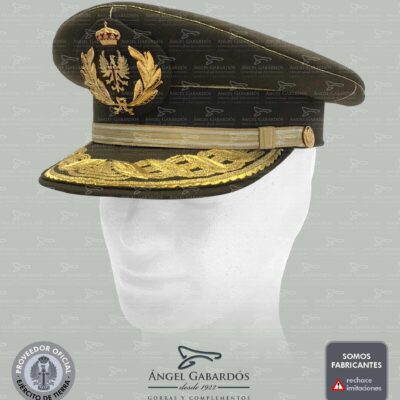 Gorra de Plato Representación Ejército de Tierra. GENERALES
