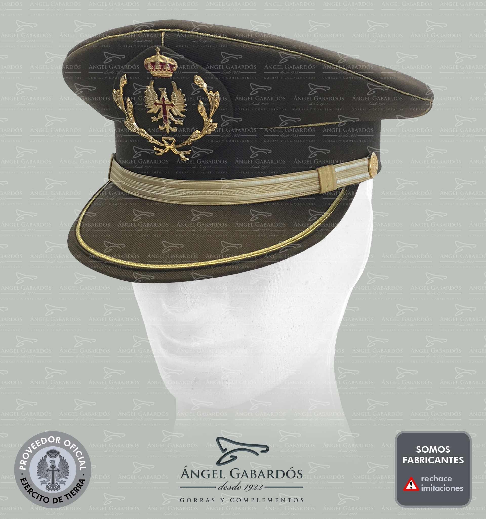 Gorra de Plato Representación Ejército de Tierra. SUBOFICIALES