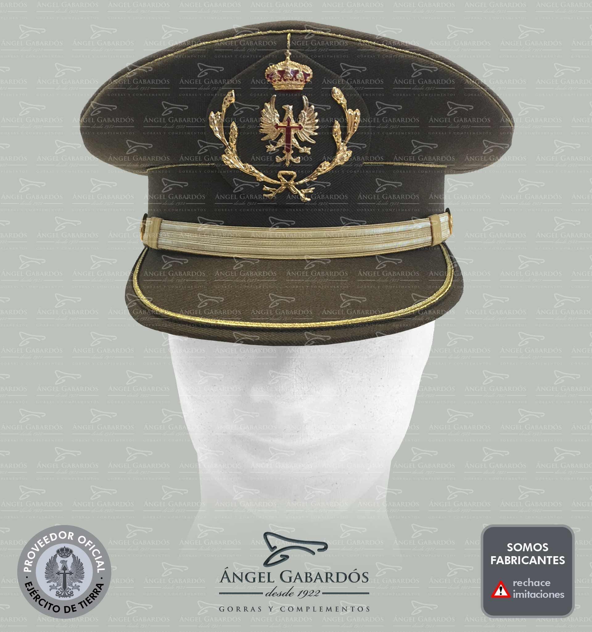 Gorra de Plato Representación Ejército de Tierra. SUBOFICIALES