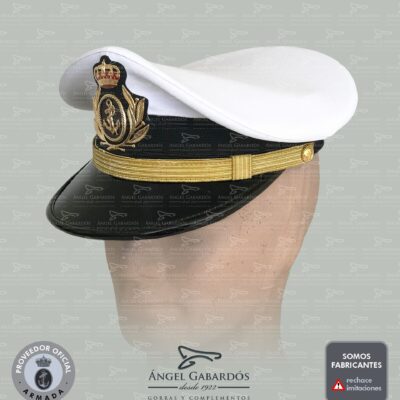 Gorra Cartagenera Oficial Armada con emblema metálico