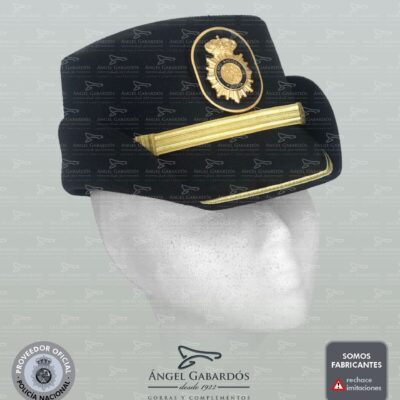 Gorro FEMENINO Policía Nacional. ESCALA SUBINSPECCIÓN