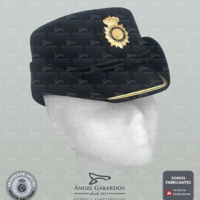 Gorro femenino Policía Nacional. ESCALA BÁSICA