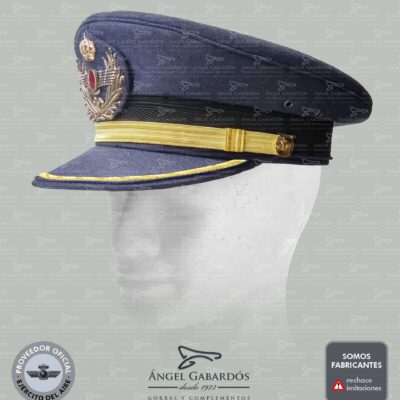 Gorra de Plato Ejército del Aire. OFICIAL SUPERIOR