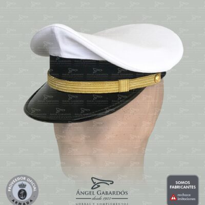 Gorra Cartagenera | Oficial y Suboficial | Armada | Modelo A sin Emblema