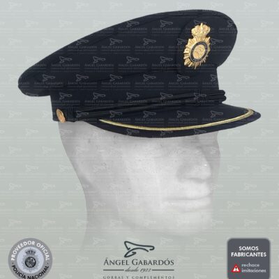 Gorra de Plato Policía Nacional. ESCALA BÁSICA