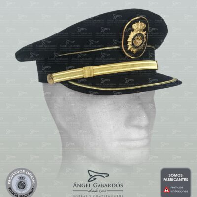 Gorra de Plato Policía Nacional. ESCALA SUBINSPECCIÓN