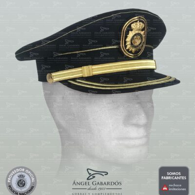 Gorra de Plato Policía Nacional. ESCALA EJECUTIVA