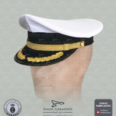 Gorra Cartagenera | Oficial Superior | Armada | Modelo B sin Emblema