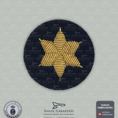 Estrella Bordada de 6 Picos - Armada