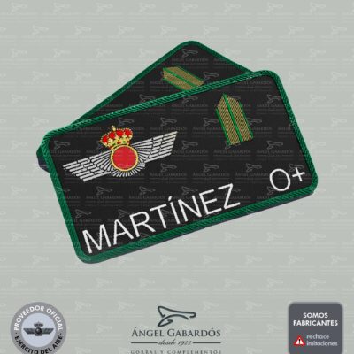 Parche Identificativo Verde Ejército del Aire